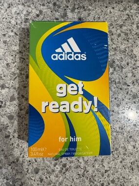 Adidas Get Ready For Him Eau de Toilette Men’s Fragrance New In Box 3.4 oz 100ml